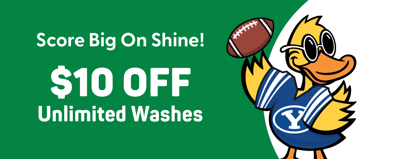Save Big On Shine! $10 Off Unlimited Washes